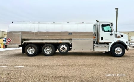 4,600 Gallon Transtech Fuel Truck Passenger Side View