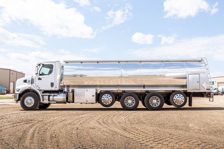 5,600 Gallon Transtech Fuel Truck Driver Side View