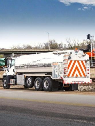 Westmor Direct to Locomotive refined fuel truck.