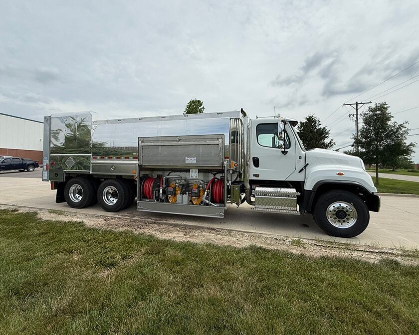 Westmor Lubemaster model refined fuel truck. 