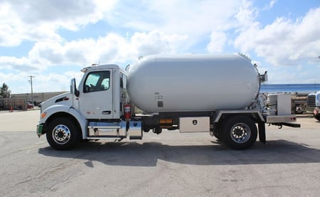 3,200 Peterbilt Driver Side View