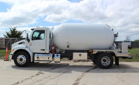 3,200 Peterbilt Driver Side View