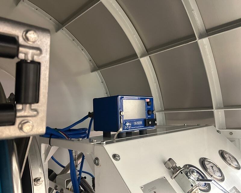Hoffer Meter on a delivery truck