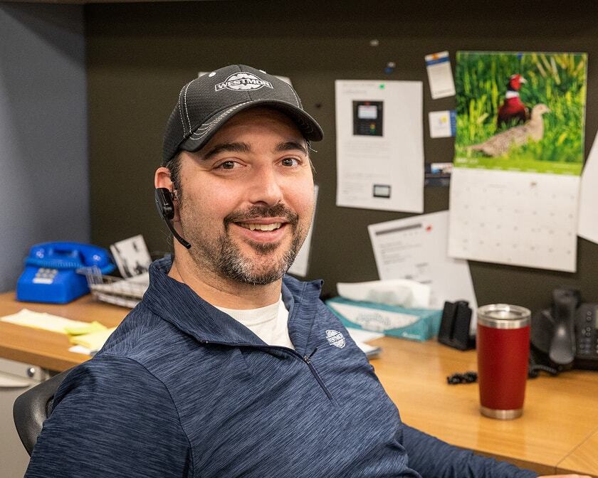 Photo of Westmor service tech smiling. 