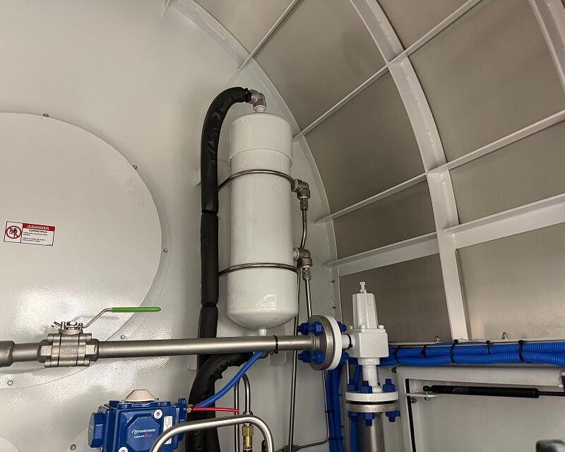 Pressure Build System on a delivery truck. 