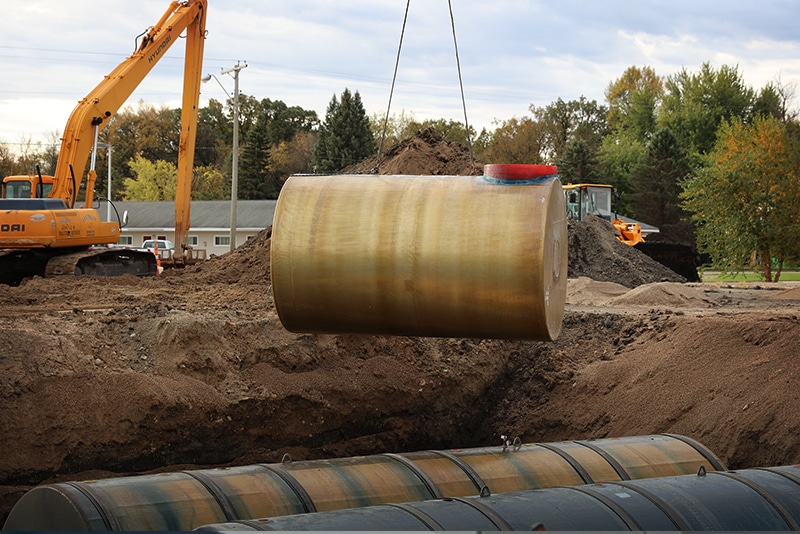 DEF below ground tank installation by Westmor