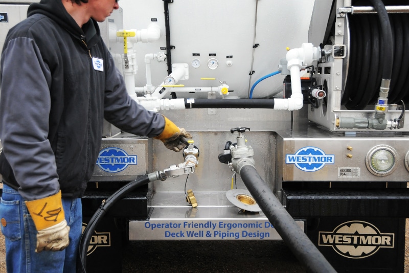 Ergoload fill lines on Blueline Bobtail | Westmor Industries