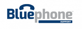 bluephone support logo blue-gray 400