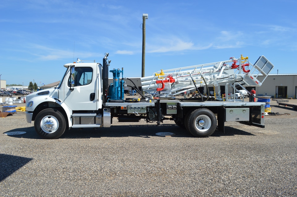 transloader on a trailer